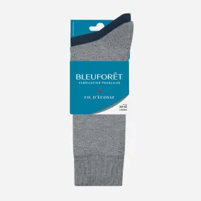 2 paires de chaussettes BLEUFORET grises à motifs et marine Pointure 43-46 - Accessoires Accessoires | ERAM