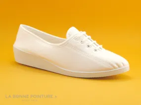 Achat chaussures RYB Femme Chaussure en Toile, vente RYB 900 PIQUE Blanc - Chaussure Femme souple en toile