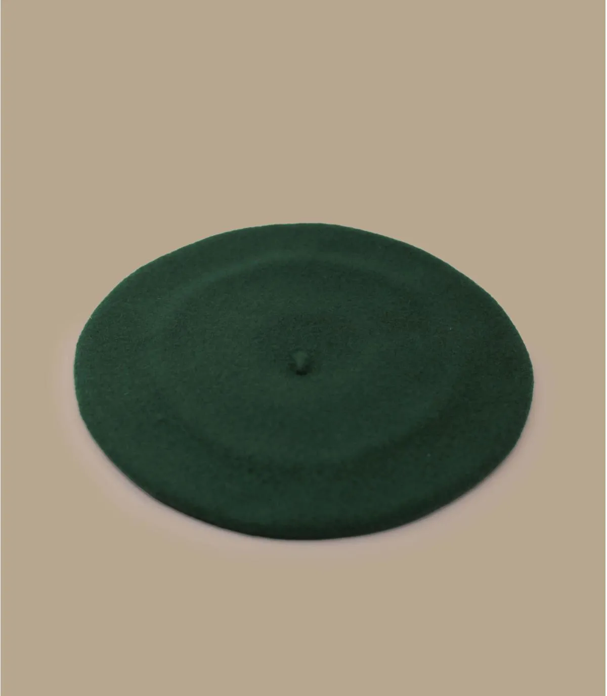 Beret basque femme vert laine - Parisienne botanique Héritage par Laulhère : Headict