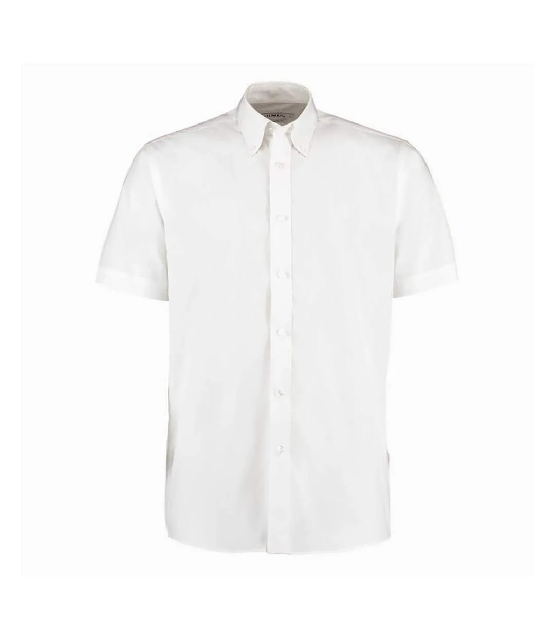 Chemise à manches courtes  workforce pour homme blanc Kustom Kit