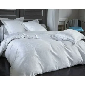 Housse de couette en satin de coton - Blanc | Housse de couette 3 SUISSES