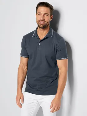 Polo mixte en single jersey