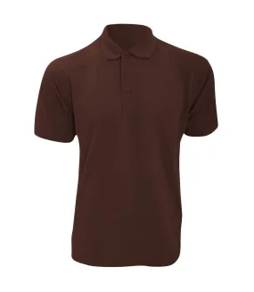 Polo à manches courtes homme chocolat Kustom Kit