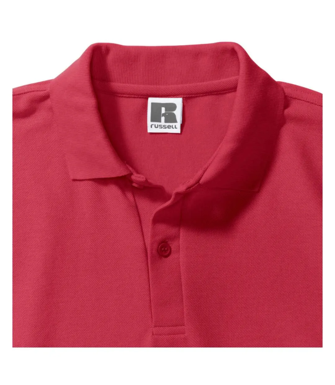 Polo à manches courtes homme rouge Russell