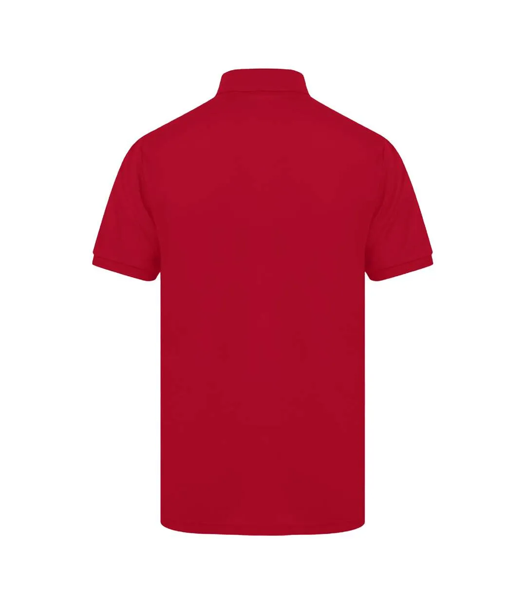 Polo à manches courtes homme rouge vintage Henbury