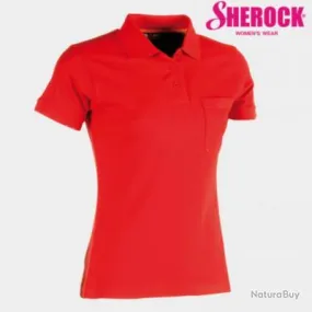 Polo à manches courtes pour femme HEROCK Freya Rouge XL