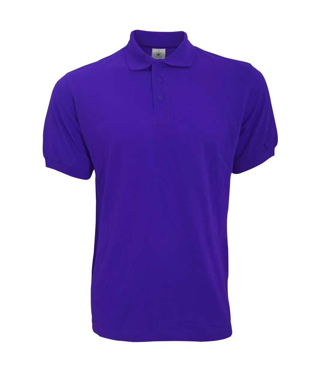 Polo à manches courtes safran homme violet B&C