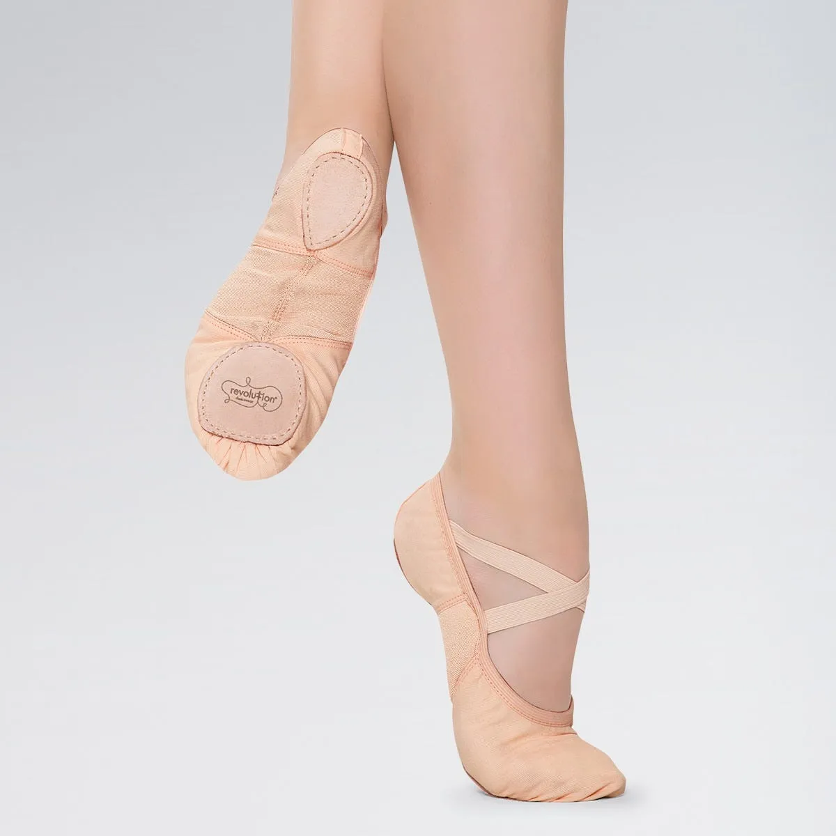 Revolution Demi-Pointes en Toile Stretch