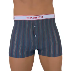 Shorty boutons Nautic anthracite - Mariner : vente shorty boxers ho...